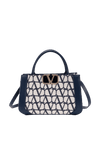 SMALL VLOGO SIGNATURE TOILE ICONOGRAPHE BAG