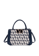 SMALL VLOGO SIGNATURE TOILE ICONOGRAPHE BAG