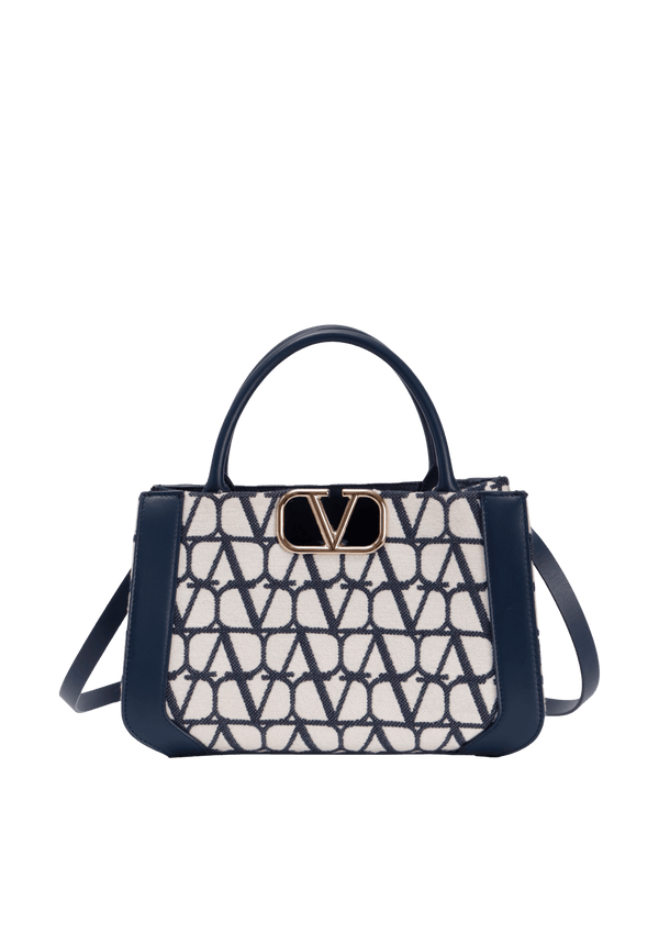 SMALL VLOGO SIGNATURE TOILE ICONOGRAPHE BAG