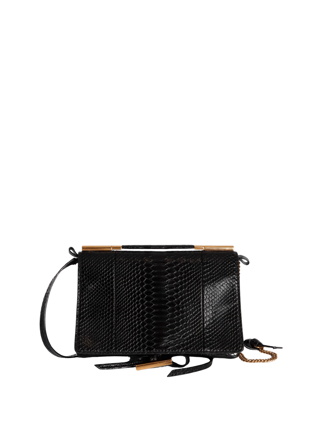 BOLSA STELLA MCCARTNEY SMALL FLO BAG PRETO ORIGINAL Gringa