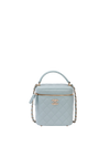 IRIDESCENT SMALL TOP HANDLE VANITY CASE