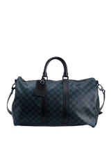 DAMIER GRAPHITE KEEPALL BANDOULIÈRE 45