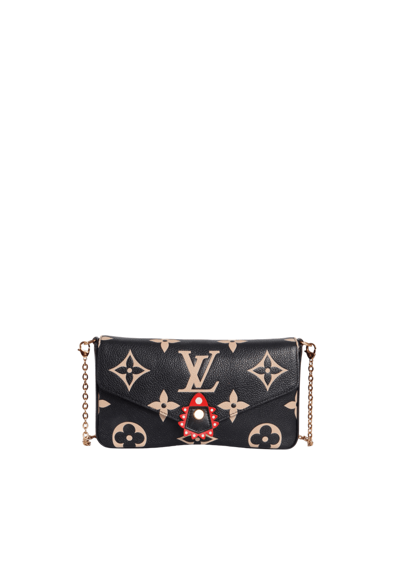 MONOGRAM GIANT EMPREINTE CRAFTY POCHETTE FÉLICIE