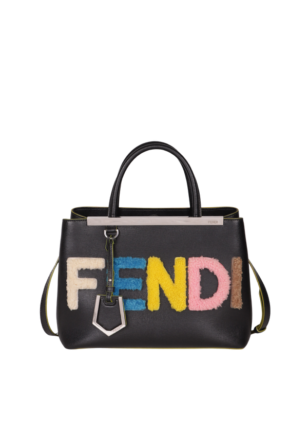 PETITE 2JOURS SHEARLING LOGO BAG