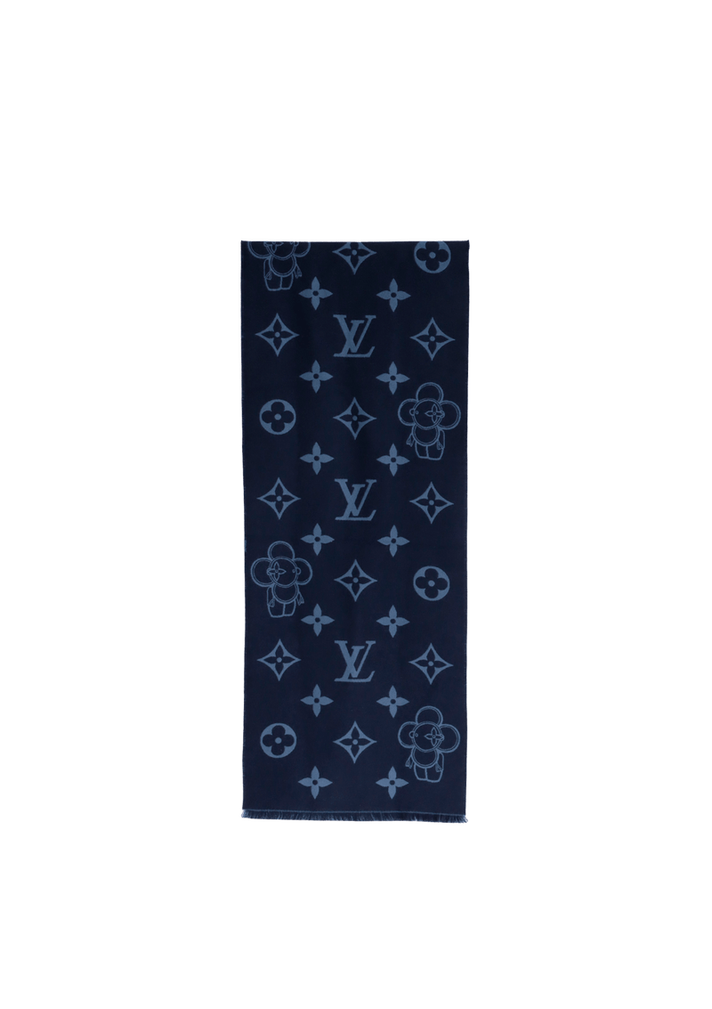 WOOL MONOGRAM SCARF