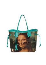 X JEFF KOONS MASTERS COLLECTION DA VINCI NEVERFULL MM W/ POUCH
