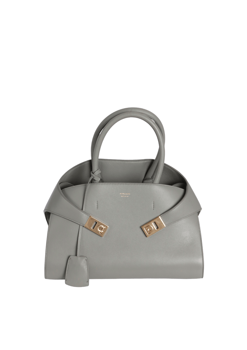 LEATHER HUG BAG S