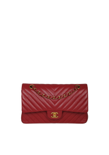 CLASSIC CHEVRON MEDIUM DOUBLE FLAP