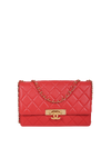LARGE GOLDEN CLASS FLAP BAG