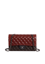 MEDIUM CLASSIC DOUBLE FLAP TRICOLOR