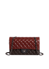 MEDIUM CLASSIC DOUBLE FLAP TRICOLOR