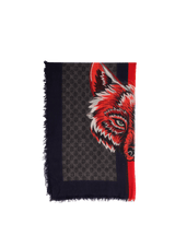 GG WOLF WEB SCARF