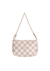 DAMIER AZUR POCHETTE ACCESSOIRES MINI