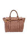 MATELASSE ZIP TOTE