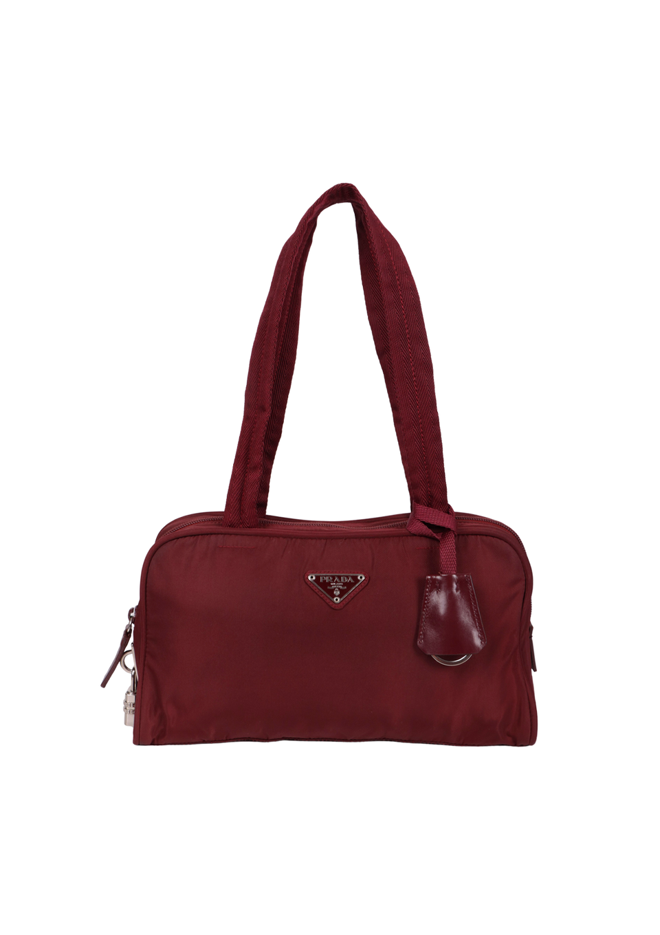 BOLSA PRADA TESSUTO HANDLE BAG VERMELHO ORIGINAL – Gringa