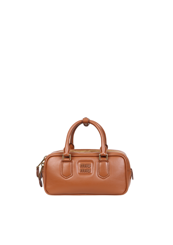 LEATHER ARCADIE HANDLE BAG
