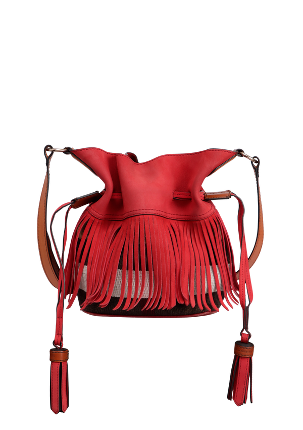 BELGROVE FRINGE BUCKET BAG