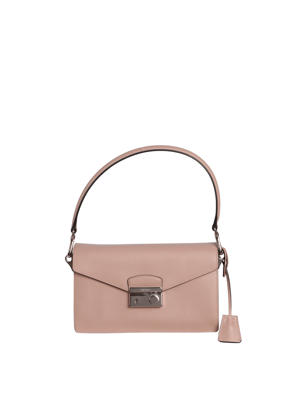 BOLSA PRADA SAFFIANO LUX SOUND BAG BEGE ORIGINAL – Gringa