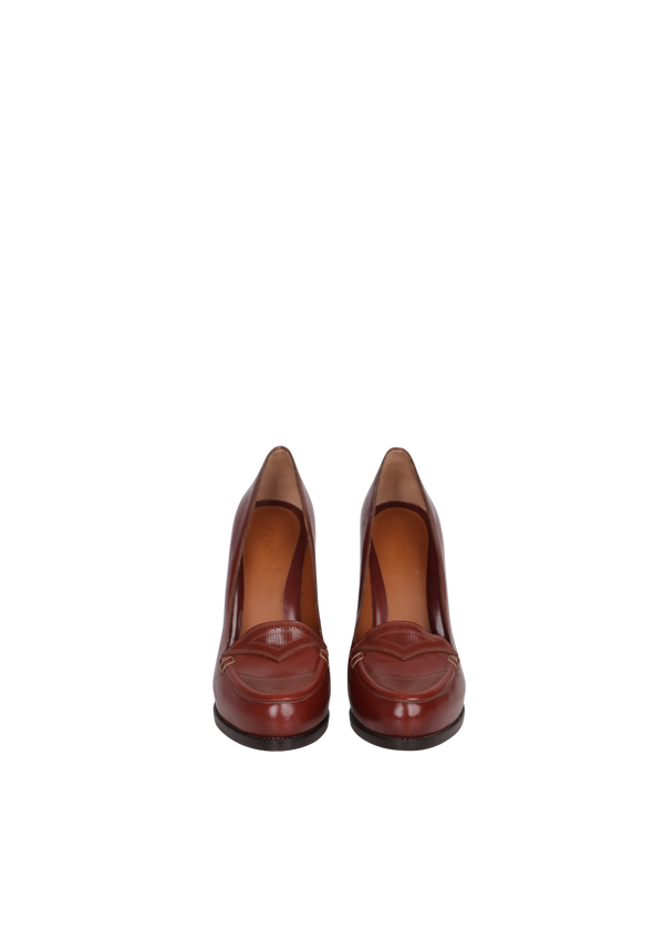LEATHER PUMPS 35.5