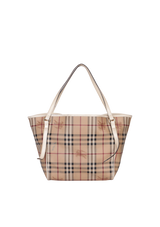 HAYMARKET CHECK SMALL TOTE