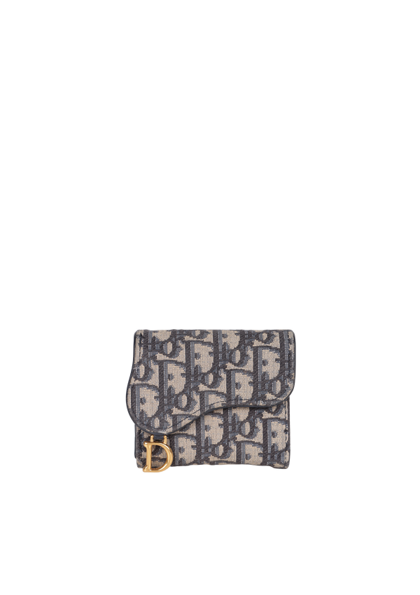 OBLIQUE SADDLE LOTUS WALLET