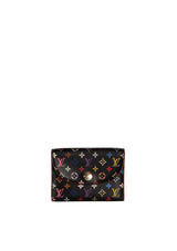 MONOGRAM MULTICOLORE BUSINESS CARD HOLDER