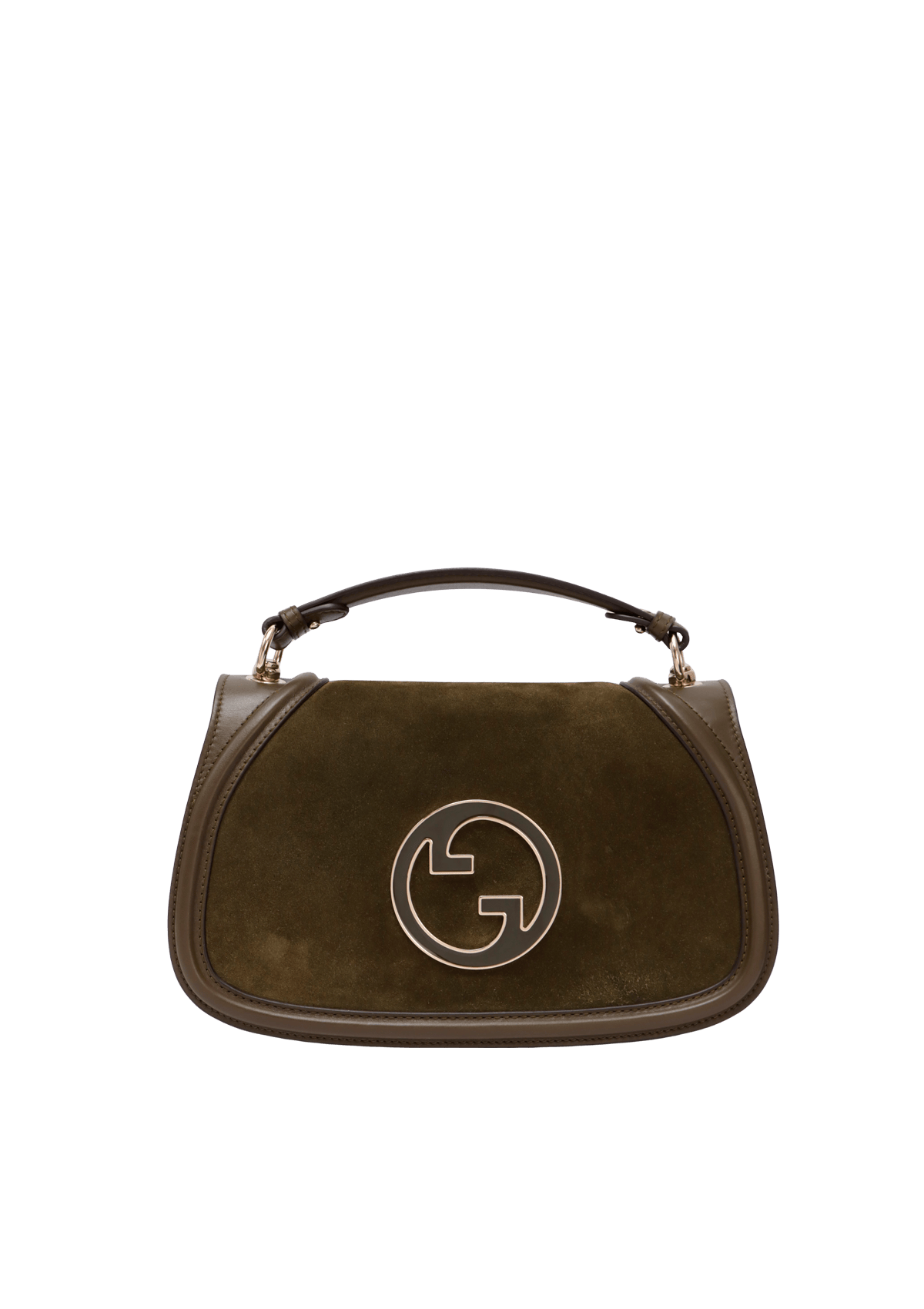 BOLSA GUCCI SUEDE BLONDIE LARGE TOP HANDLE BAG VERDE ORIGINAL – Gringa