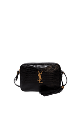 CROCODILE EMBOSSED LOU CAMERA BAG
