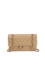 MEDIUM CLASSIC DOUBLE FLAP CAVIAR