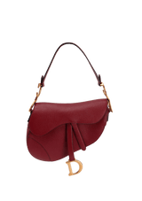 LEATHER SADDLE BAG + STRAP
