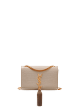 SMALL KATE TASSEL CROCODILE EMBOSSED