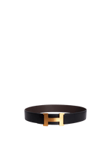 REVERSIBLE H BUCKLE BELT 60