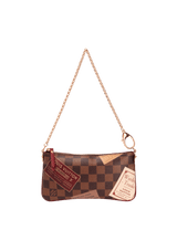 DAMIER ÉBÈNE TRUNKS LABELS POCHETTE MILLA MM