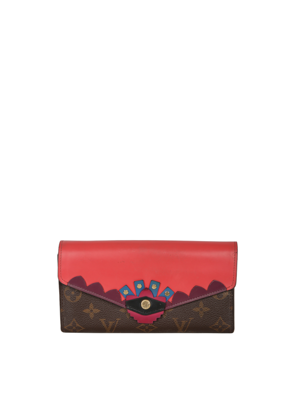 MONOGRAM SARAH WALLET