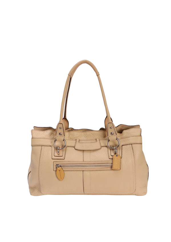LEATHER SHOULDER BAG