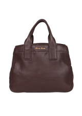 CARIBOU LEATHER SATCHEL