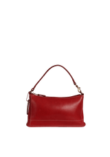 LEATHER TOP HANDLE BAG
