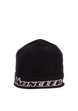 BARRETTO LOGO LETTERING INTARSIA BEANIE