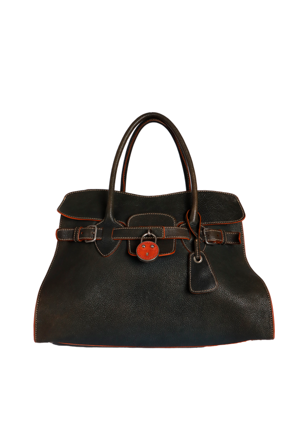 LEATHER TOTE BAG