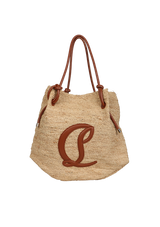 LARGE RAFFIA BY MY SIDE BAG