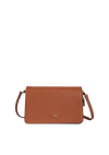 LEATHER FLAP BAG