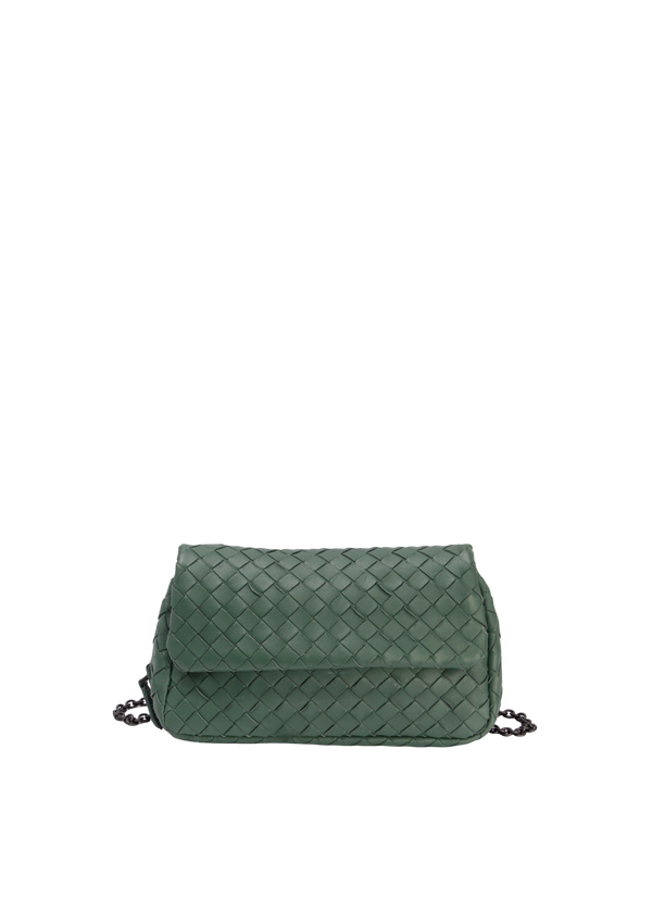 INTRECCIATO EXPANDABLE CHAIN CROSSBODY BAG