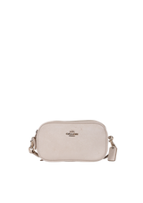 PEBBLED LEATHER CROSSBODY POUCH