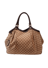 GG CANVAS LARGE SUKEY BAG