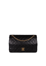 VINTAGE MEDIUM MADEMOISELLE CHAIN DOUBLE FLAP LAMBSKIN
