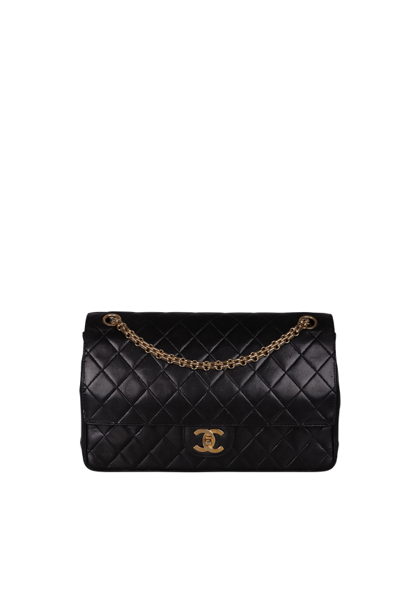 VINTAGE MEDIUM MADEMOISELLE CHAIN DOUBLE FLAP LAMBSKIN