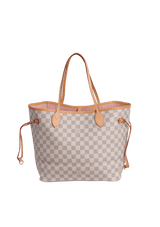 DAMIER AZUR NEVERFULL MM W/POUCH