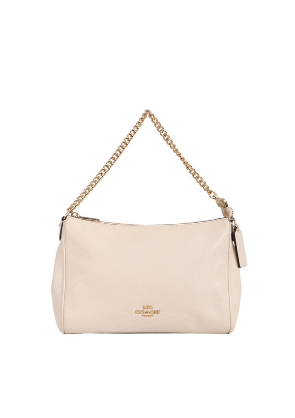 LEATHER CHAIN SHOULDER BAG