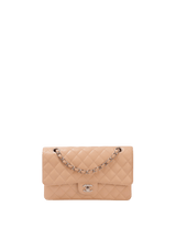 MEDIUM CLASSIC DOUBLE FLAP CAVIAR