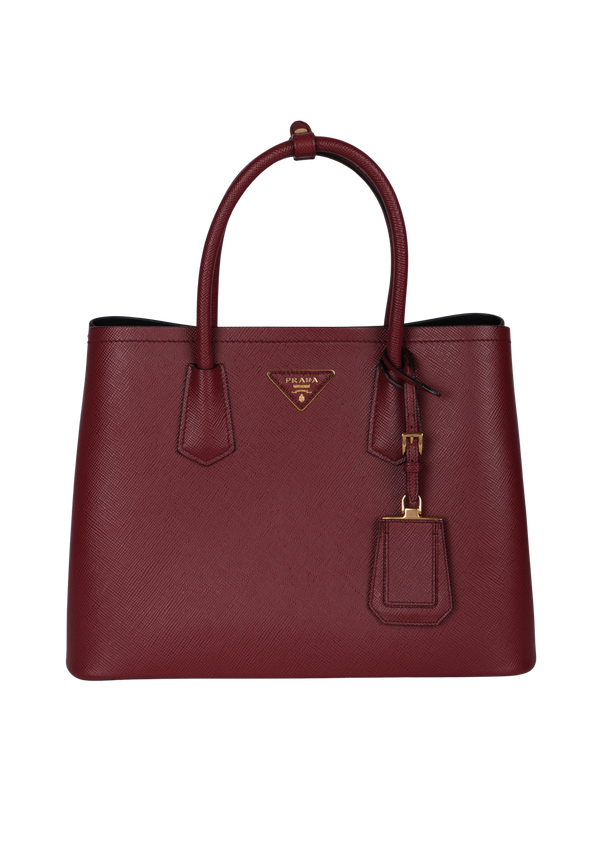 LARGE SAFFIANO CUIR DOUBLE TOTE